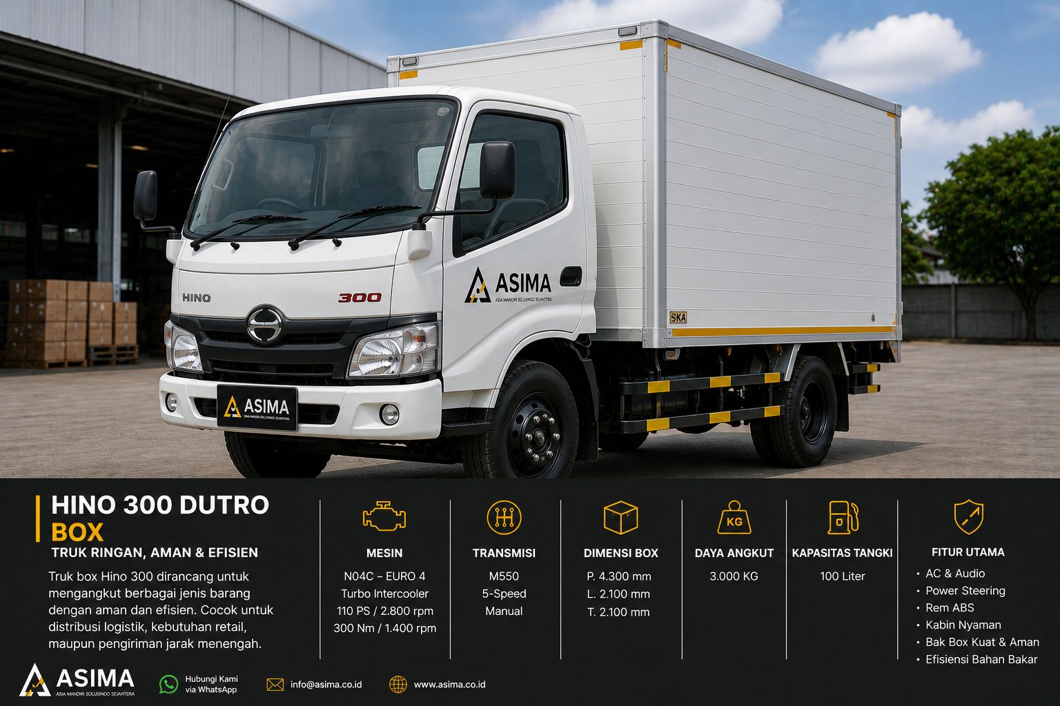 Hino 300 Dutro Box