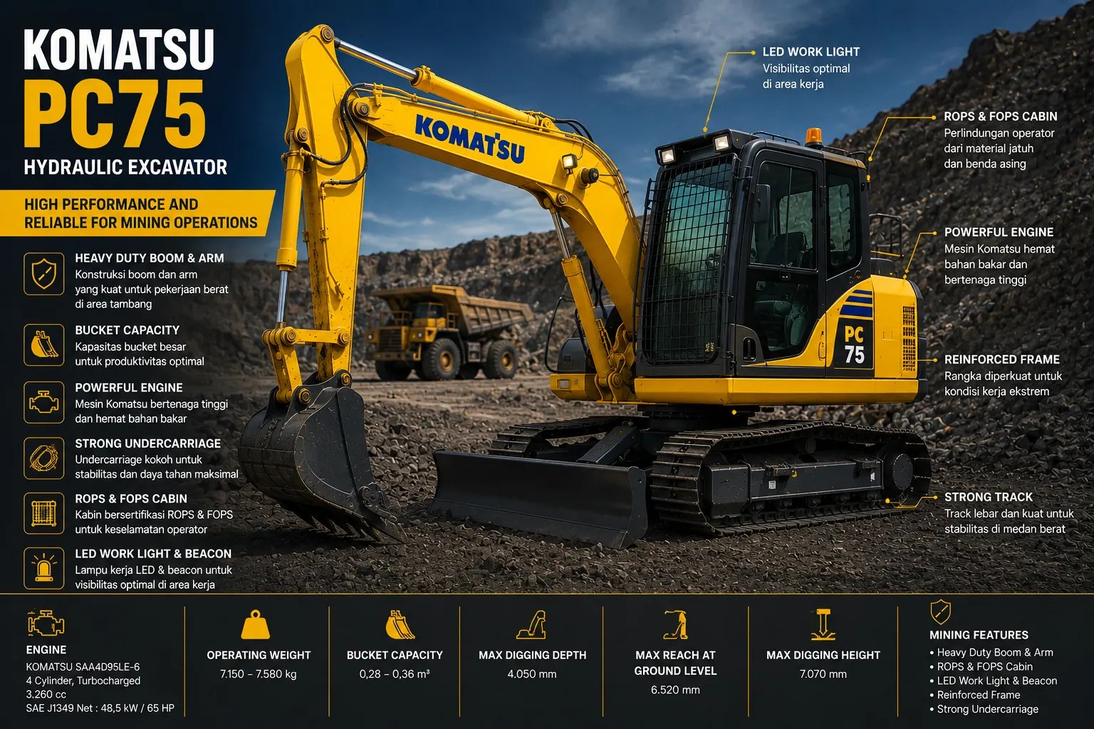 Komatsu PC75